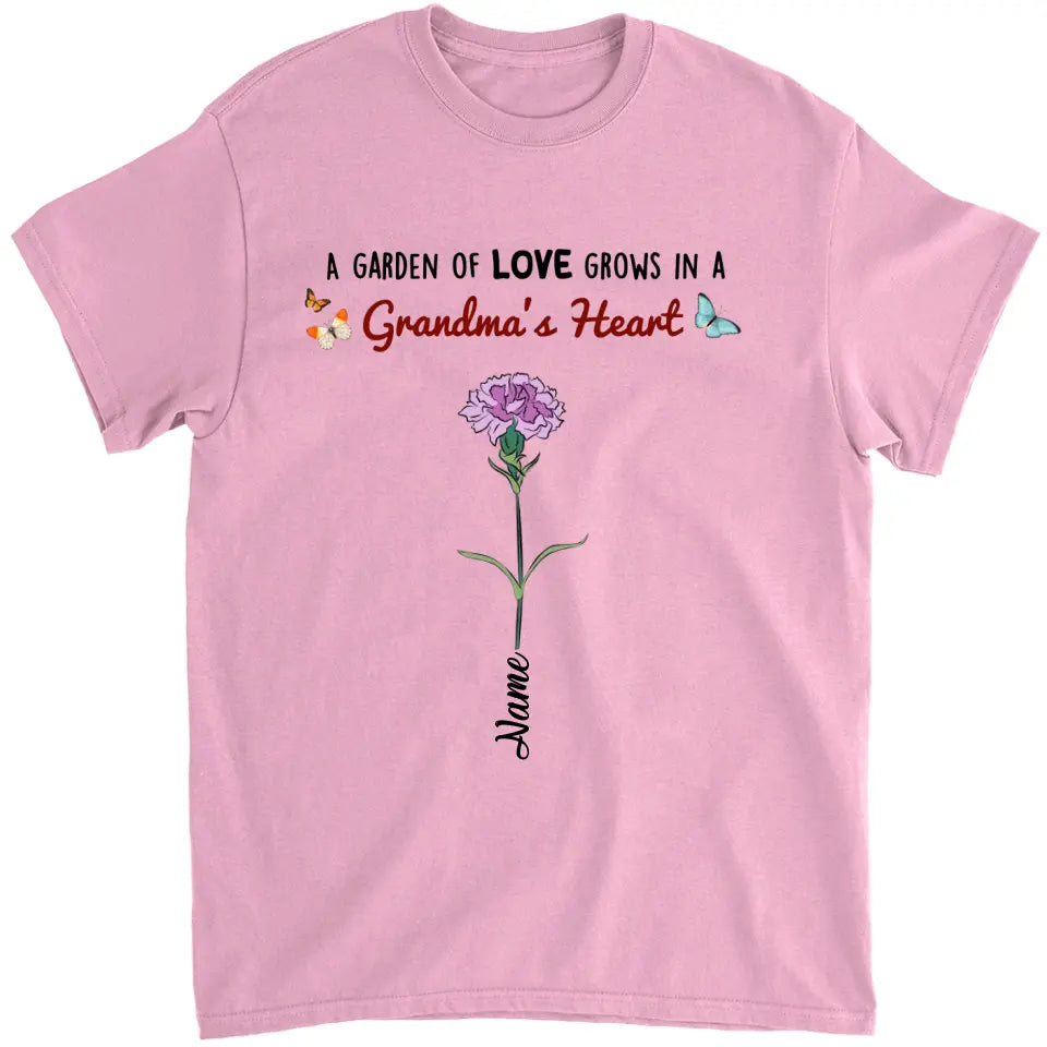 Garden Of Love - Personalized Shirt - Loving, Birthday Gift For Grandma, Grandmother