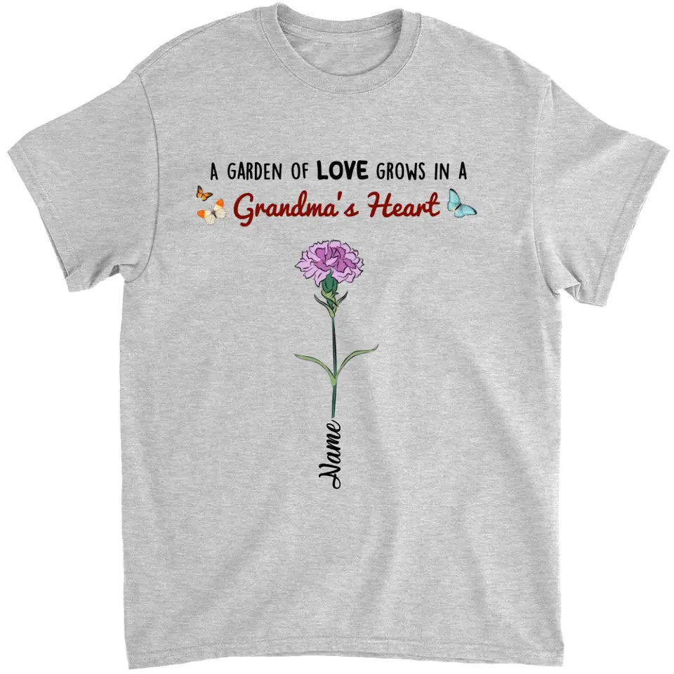 Garden Of Love - Personalized Shirt - Loving, Birthday Gift For Grandma, Grandmother