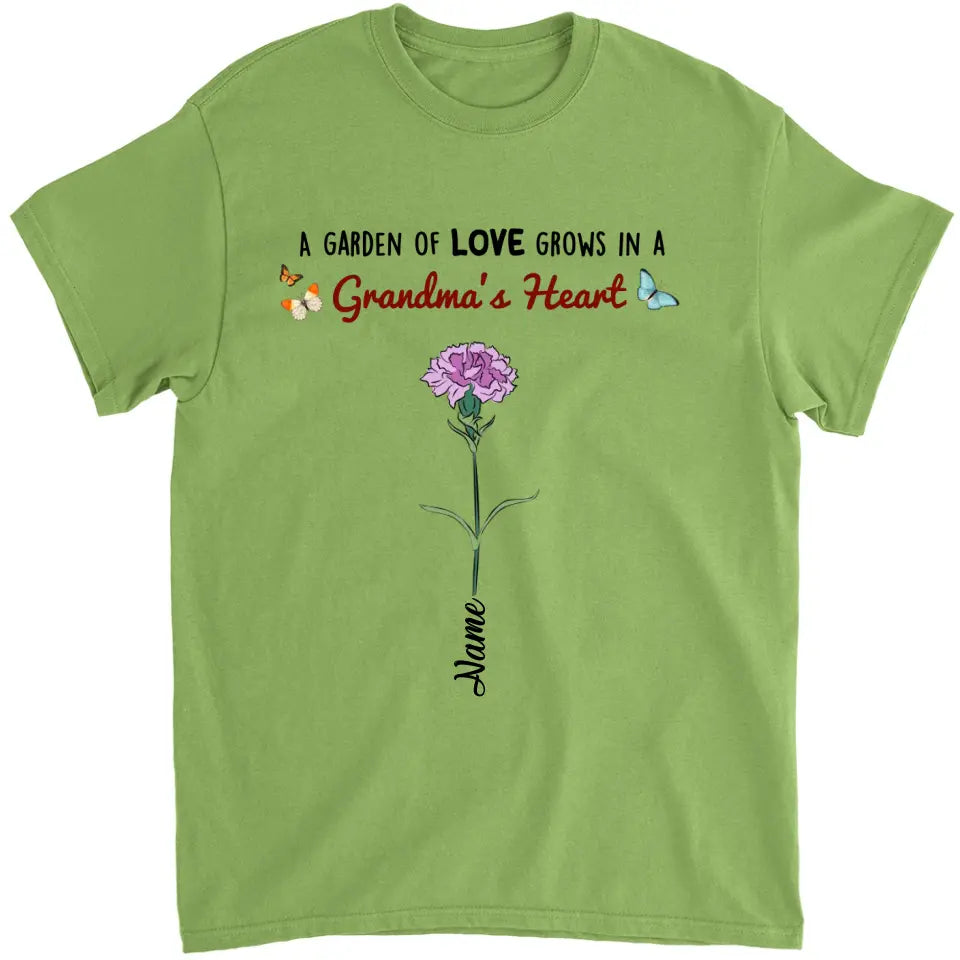 Garden Of Love - Personalized Shirt - Loving, Birthday Gift For Grandma, Grandmother