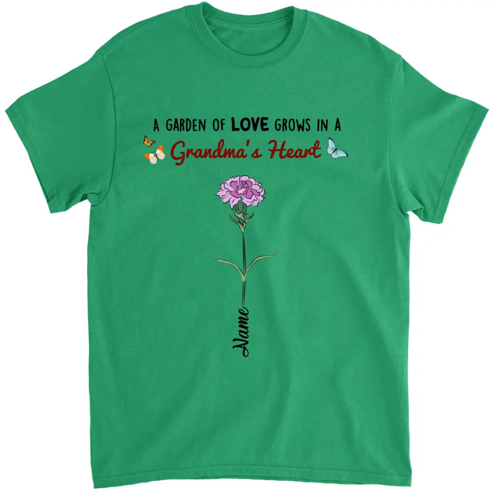 Garden Of Love - Personalized Shirt - Loving, Birthday Gift For Grandma, Grandmother