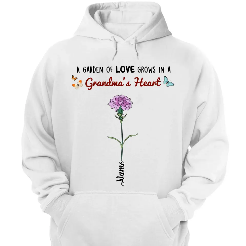 Garden Of Love - Personalized Shirt - Loving, Birthday Gift For Grandma, Grandmother