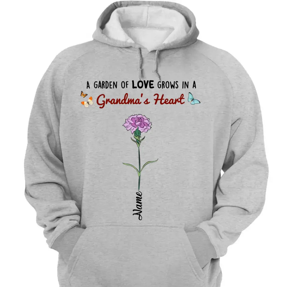 Garden Of Love - Personalized Shirt - Loving, Birthday Gift For Grandma, Grandmother