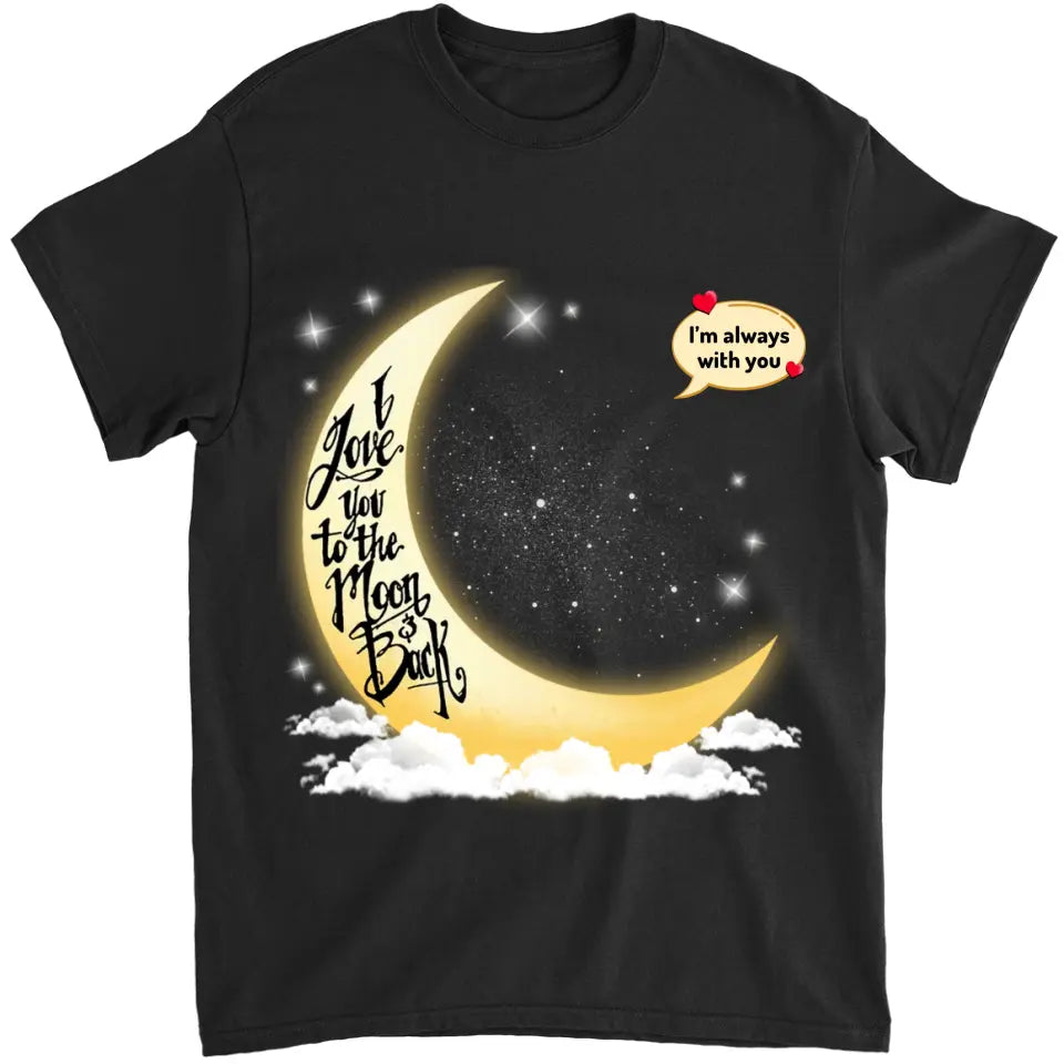 I Love You To The Moon And Back Cat Personalized Shirt,Mother's Day Gift for Cat Lovers