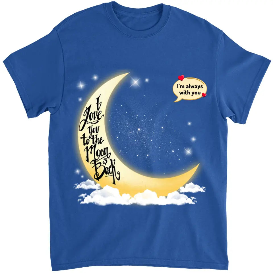 I Love You To The Moon And Back Cat Personalized Shirt,Mother's Day Gift for Cat Lovers