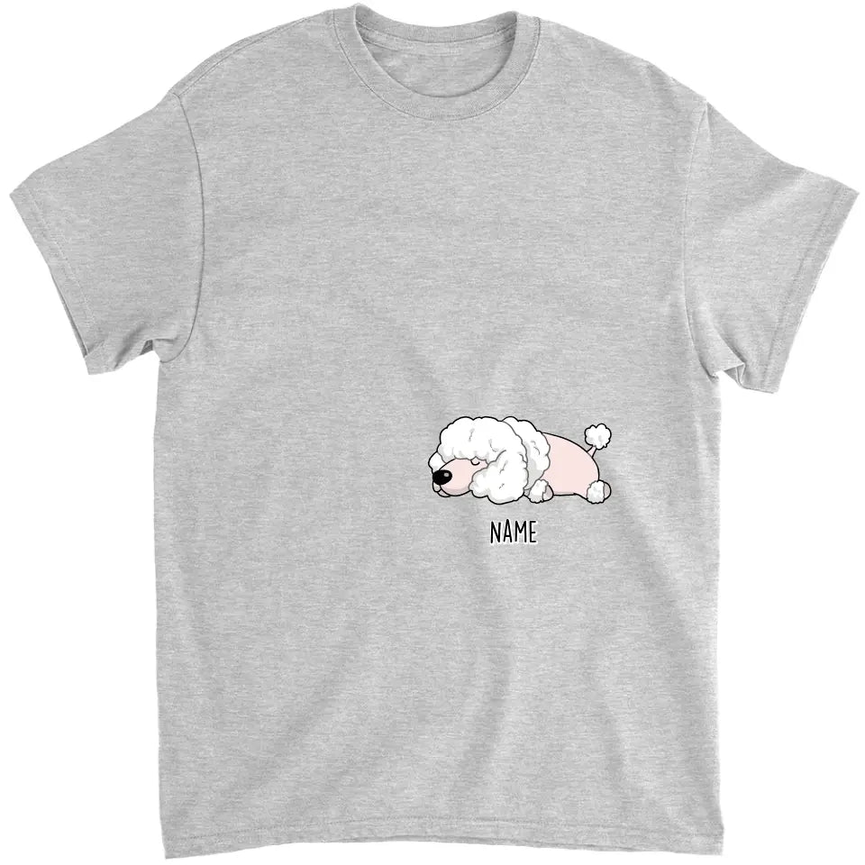 Sleeping Dog Sleepshirt - Personalized Custom Unisex T-Shirt,Hoodie