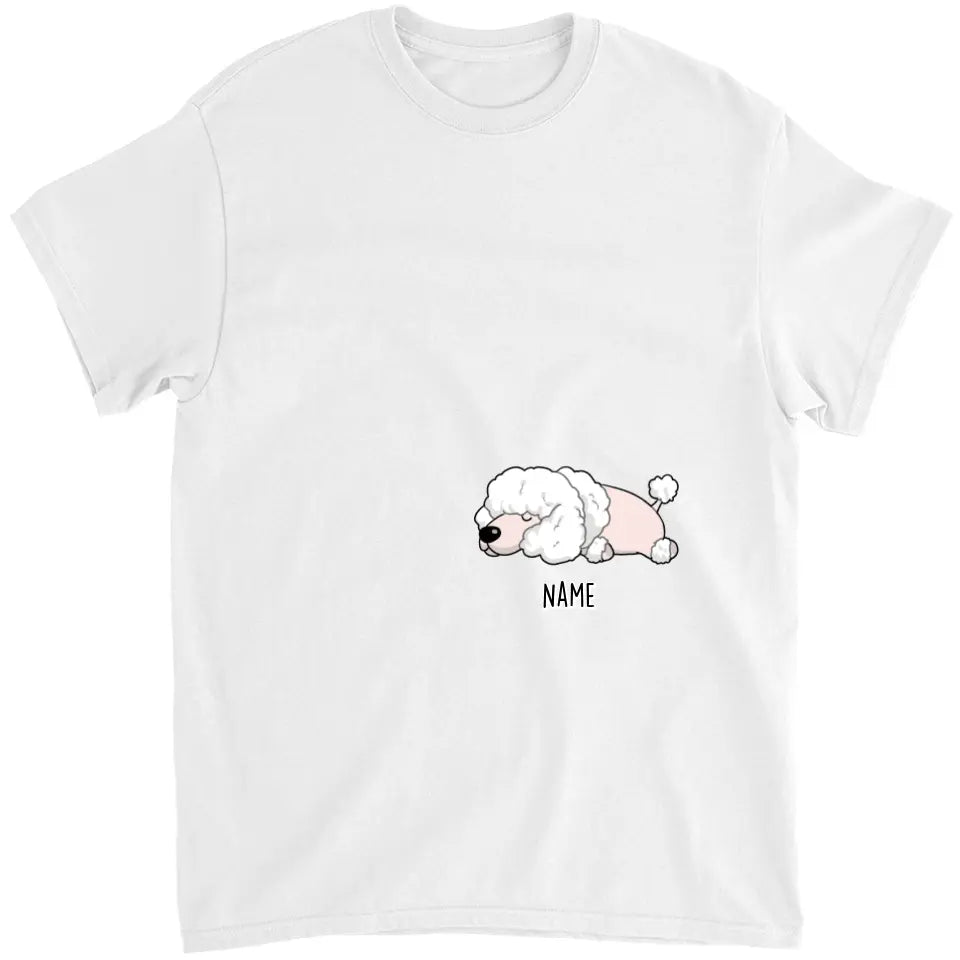 Sleeping Dog Sleepshirt - Personalized Custom Unisex T-Shirt,Hoodie