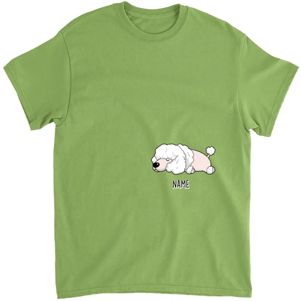 Sleeping Dog Sleepshirt - Personalized Custom Unisex T-Shirt,Hoodie