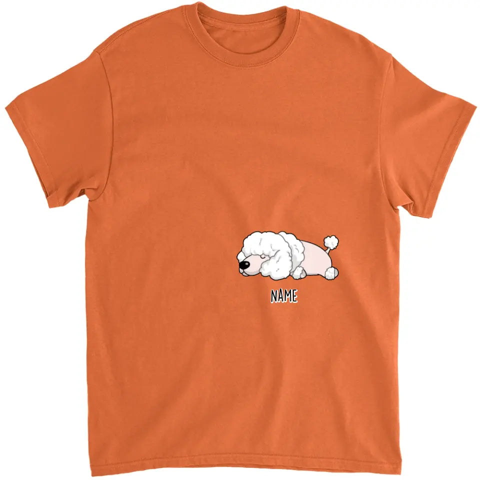 Sleeping Dog Sleepshirt - Personalized Custom Unisex T-Shirt,Hoodie