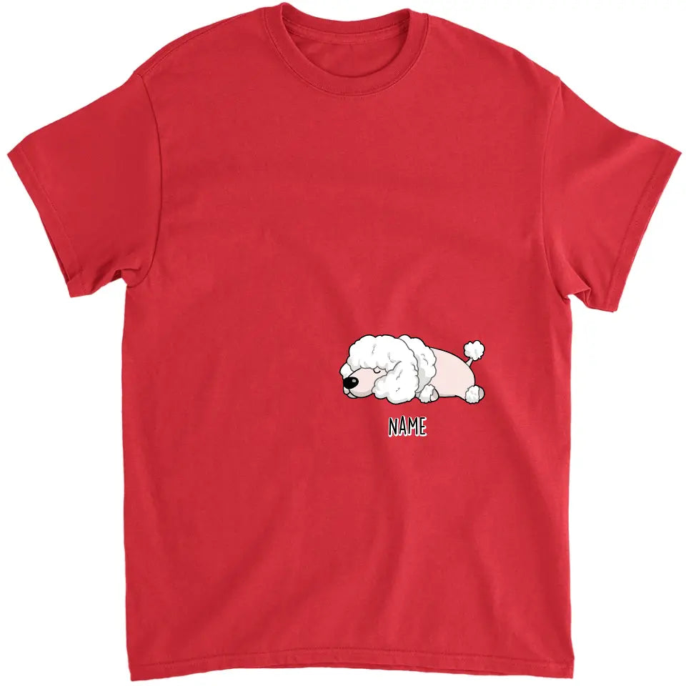 Sleeping Dog Sleepshirt - Personalized Custom Unisex T-Shirt,Hoodie