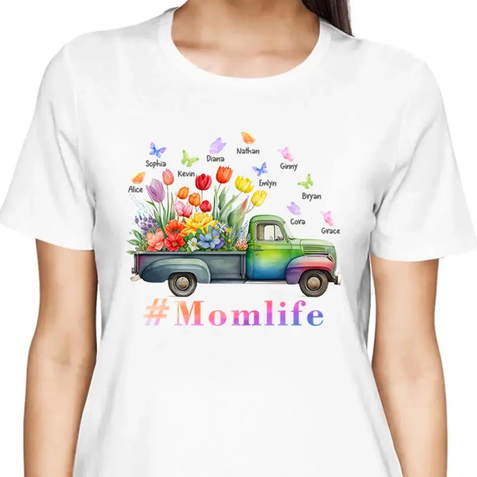 Mom And Daughter - Personalized Truckloads of Love Art T-Shirt, Hoodie - Best Gift for Mother's Day