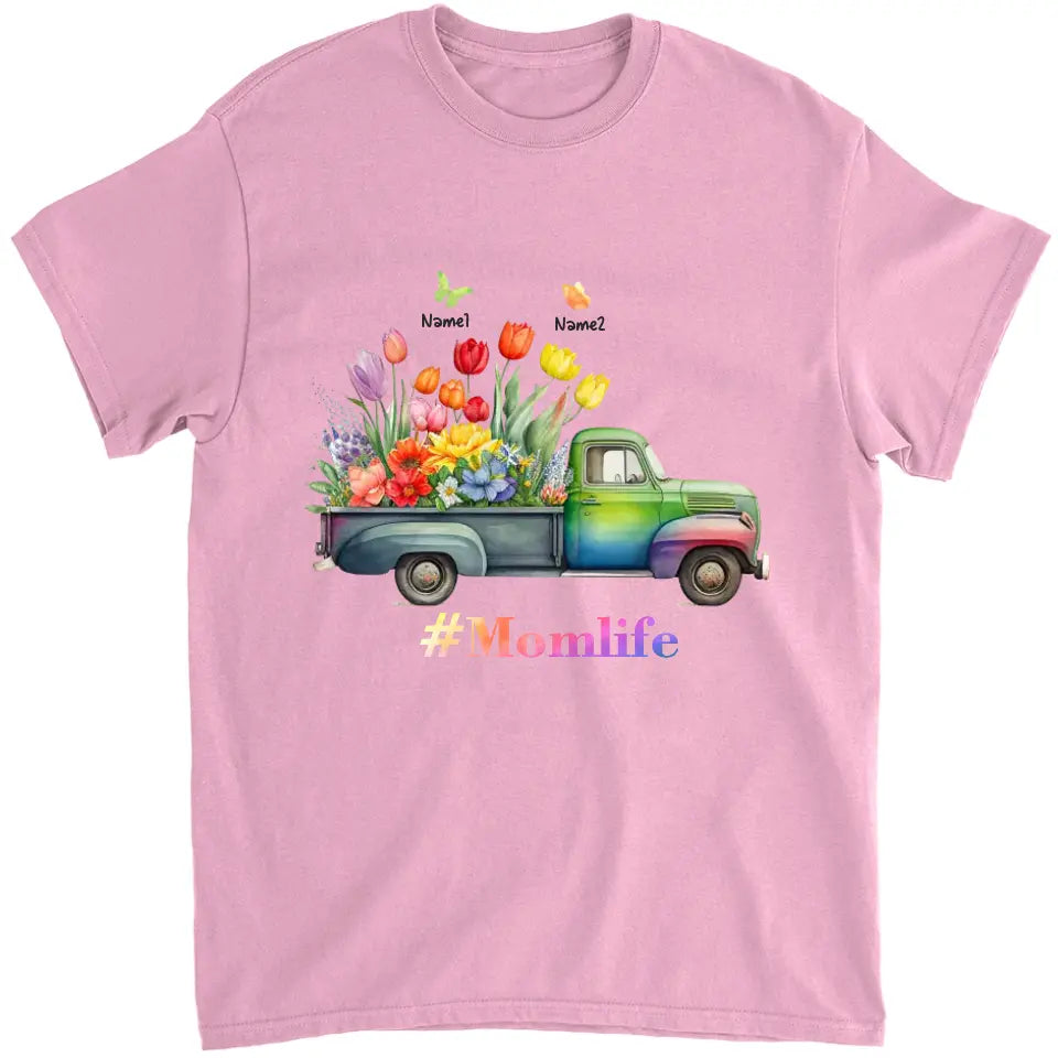 Mom And Daughter - Personalized Truckloads of Love Art T-Shirt, Hoodie - Best Gift for Mother's Day