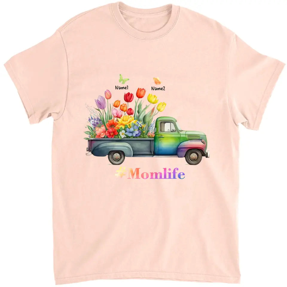 Mom And Daughter - Personalized Truckloads of Love Art T-Shirt, Hoodie - Best Gift for Mother's Day