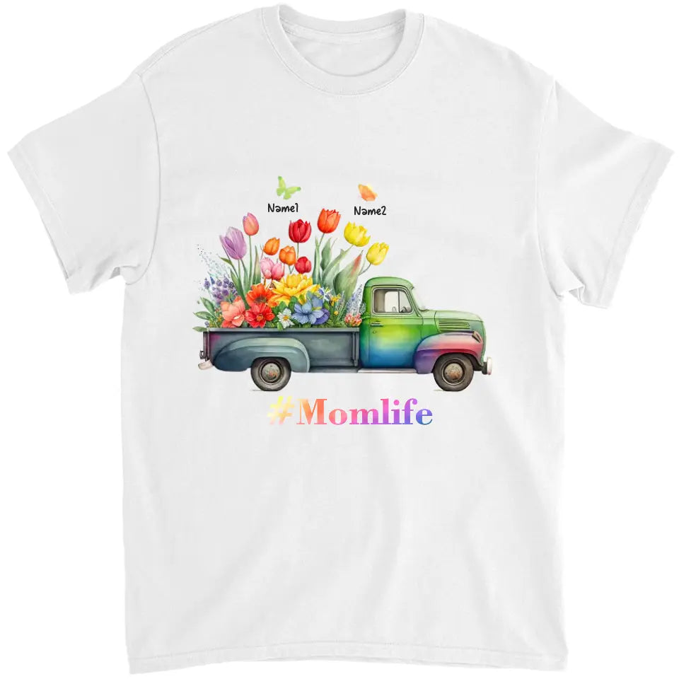 Mom And Daughter - Personalized Truckloads of Love Art T-Shirt, Hoodie - Best Gift for Mother's Day