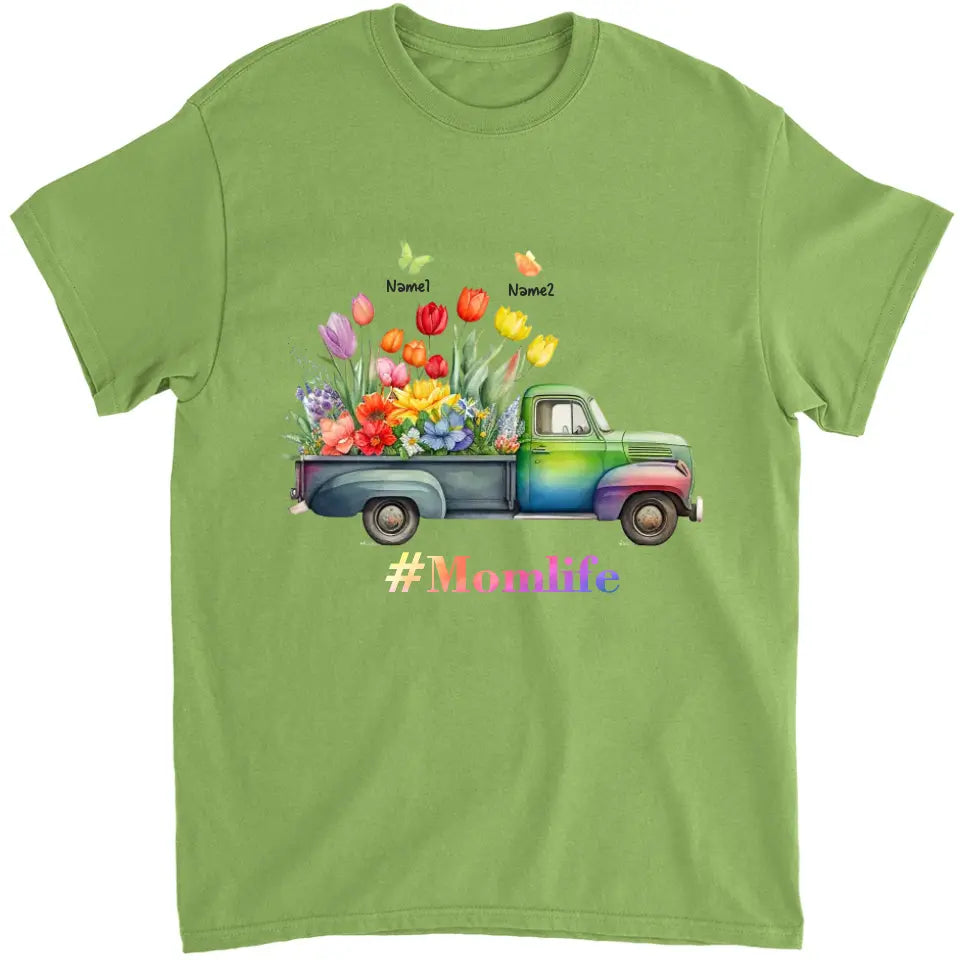 Mom And Daughter - Personalized Truckloads of Love Art T-Shirt, Hoodie - Best Gift for Mother's Day