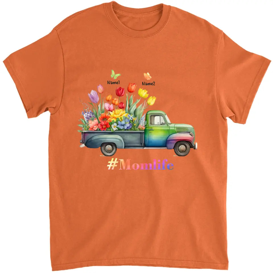 Mom And Daughter - Personalized Truckloads of Love Art T-Shirt, Hoodie - Best Gift for Mother's Day