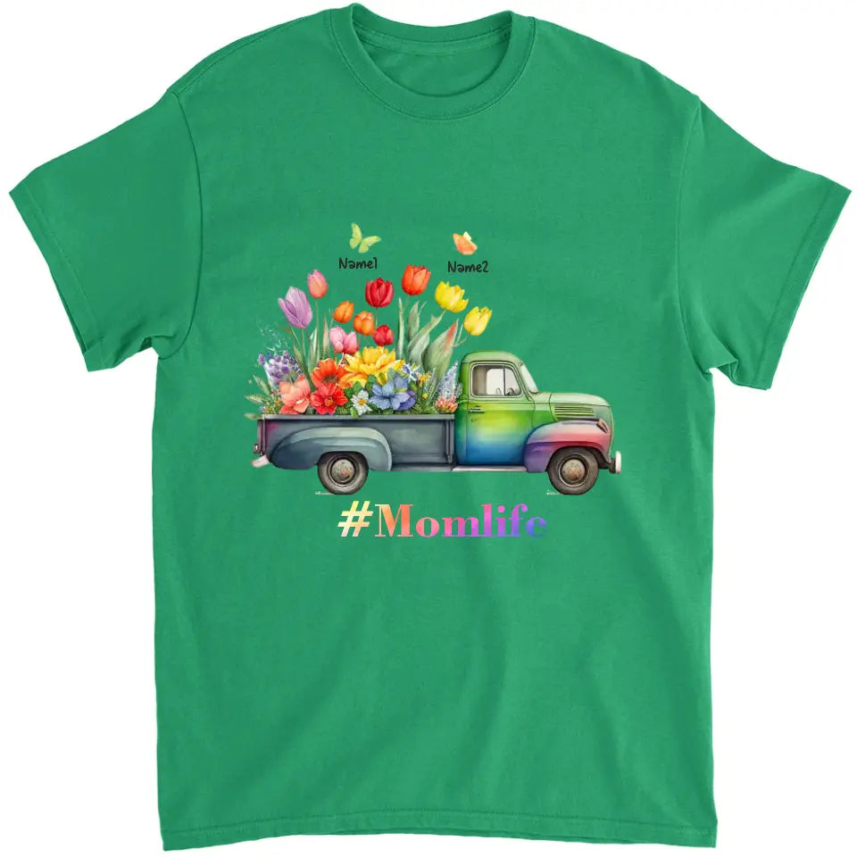 Mom And Daughter - Personalized Truckloads of Love Art T-Shirt, Hoodie - Best Gift for Mother's Day