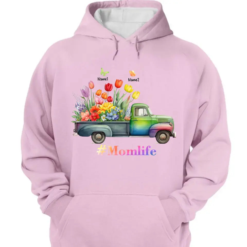 Mom And Daughter - Personalized Truckloads of Love Art T-Shirt, Hoodie - Best Gift for Mother's Day