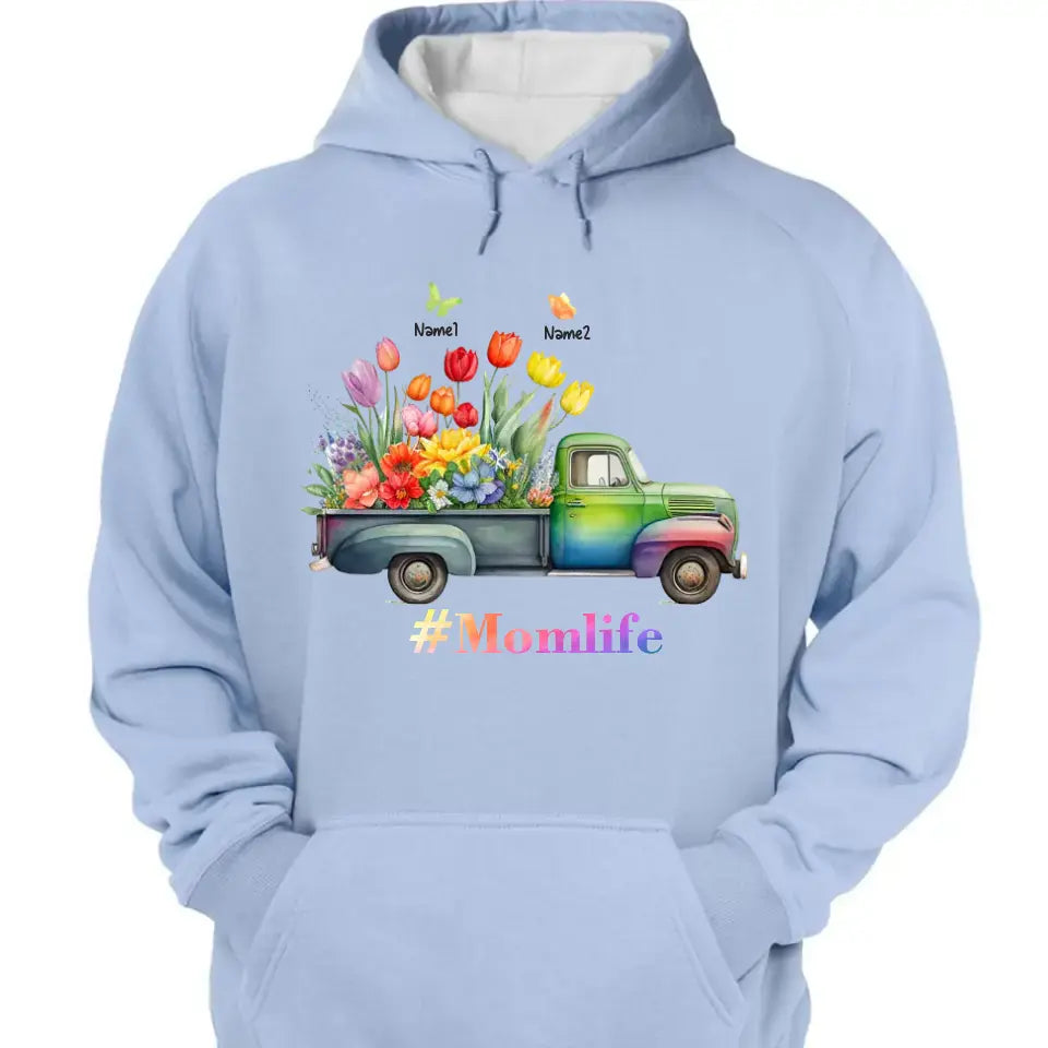 Mom And Daughter - Personalized Truckloads of Love Art T-Shirt, Hoodie - Best Gift for Mother's Day