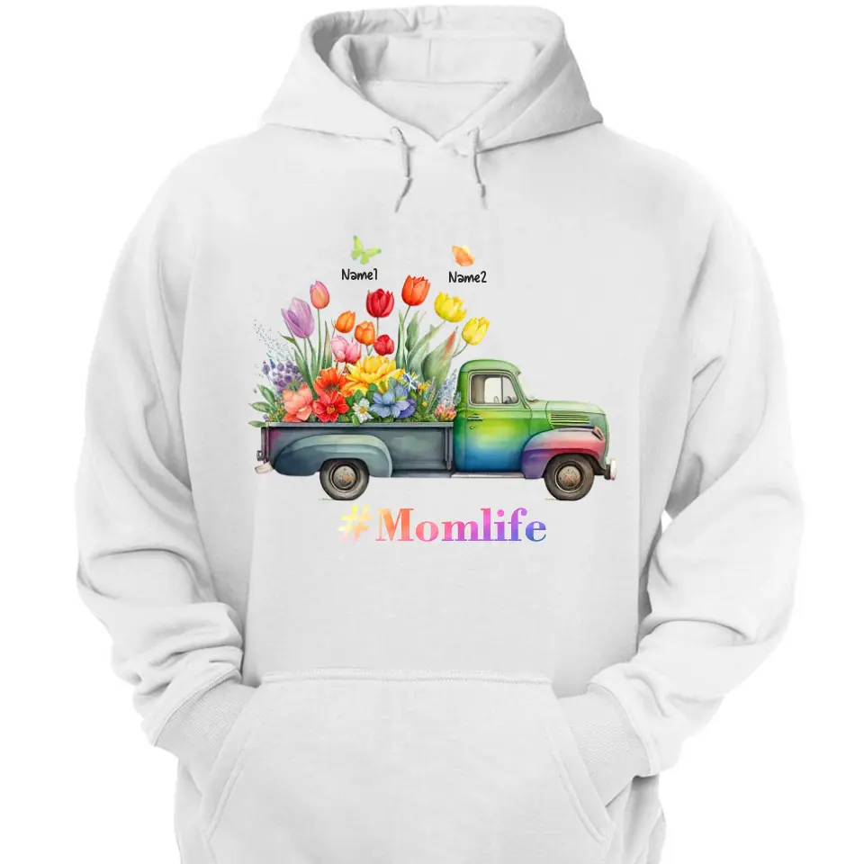 Mom And Daughter - Personalized Truckloads of Love Art T-Shirt, Hoodie - Best Gift for Mother's Day