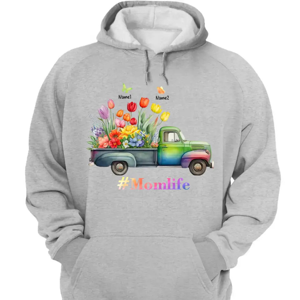 Mom And Daughter - Personalized Truckloads of Love Art T-Shirt, Hoodie - Best Gift for Mother's Day