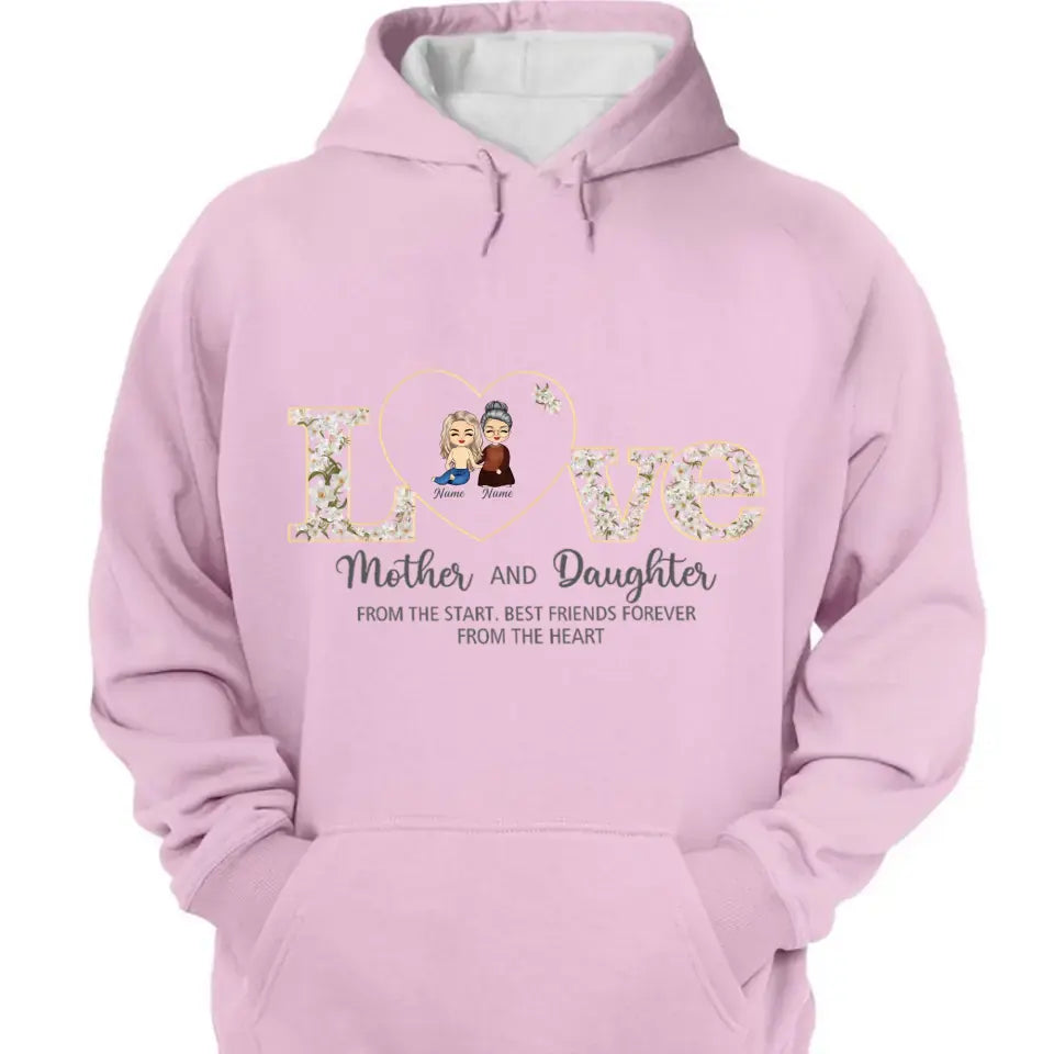 Mom And Daughter - Personalized Truckloads of Love Art T-Shirt, Hoodie - Best Gift for Mother's Day