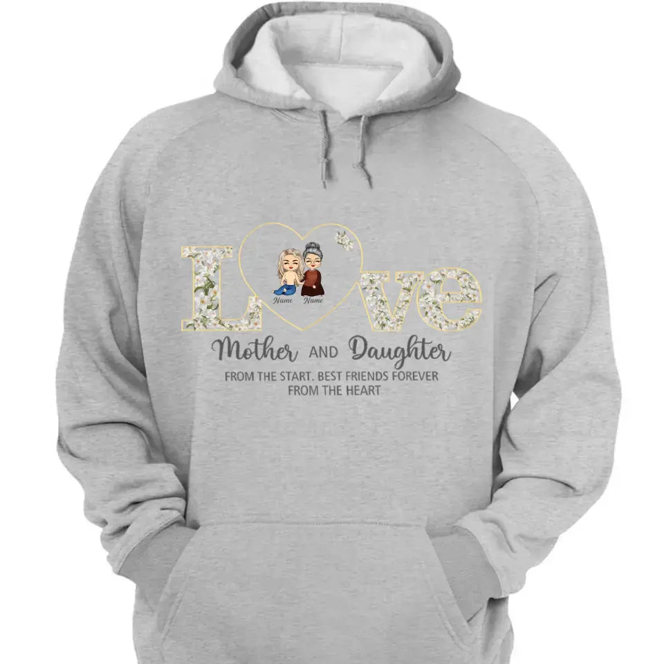 Mom And Daughter - Personalized Truckloads of Love Art T-Shirt, Hoodie - Best Gift for Mother's Day