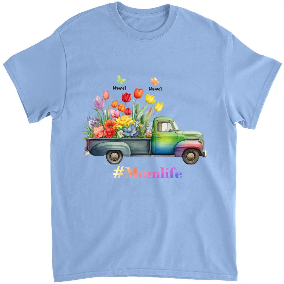 Mom And Daughter - Personalized Truckloads of Love Art T-Shirt, Hoodie - Best Gift for Mother's Day