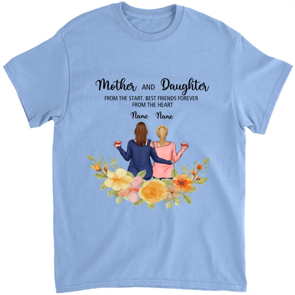 Mother & Daughters - Personalized T-Shirt, Hoodie - Best Gift for Mom