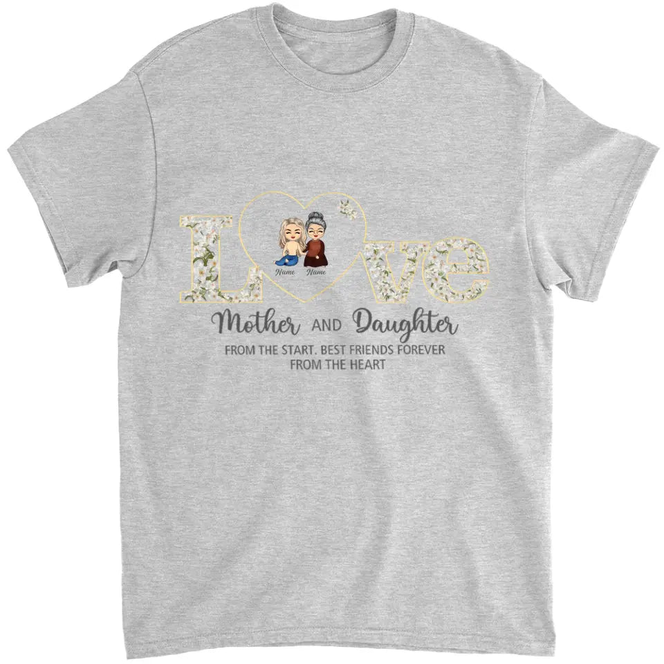 Mom And Daughter - Personalized Truckloads of Love Art T-Shirt, Hoodie - Best Gift for Mother's Day