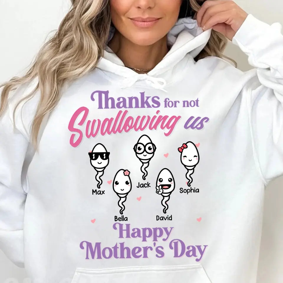 Happy Mother's Day - Family Personalized Custom Unisex T-shirt, Hoodie, Sweatshirt - Mother's Day, Birthday Gift For Mom