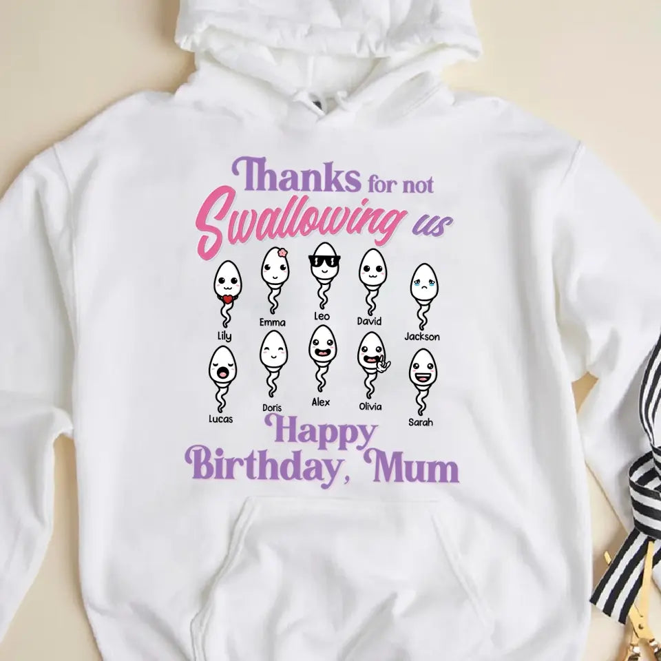 Happy Mother's Day - Family Personalized Custom Unisex T-shirt, Hoodie, Sweatshirt - Mother's Day, Birthday Gift For Mom