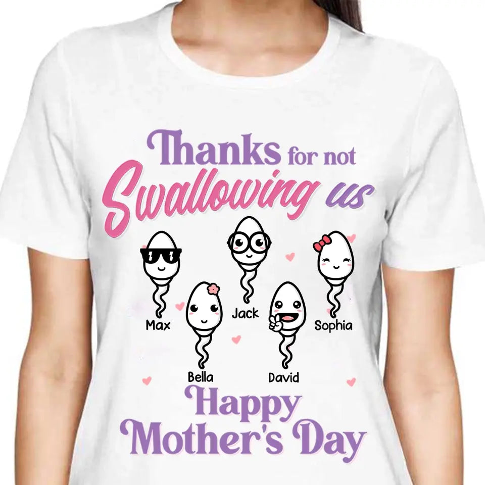 Happy Mother's Day - Family Personalized Custom Unisex T-shirt, Hoodie, Sweatshirt - Mother's Day, Birthday Gift For Mom