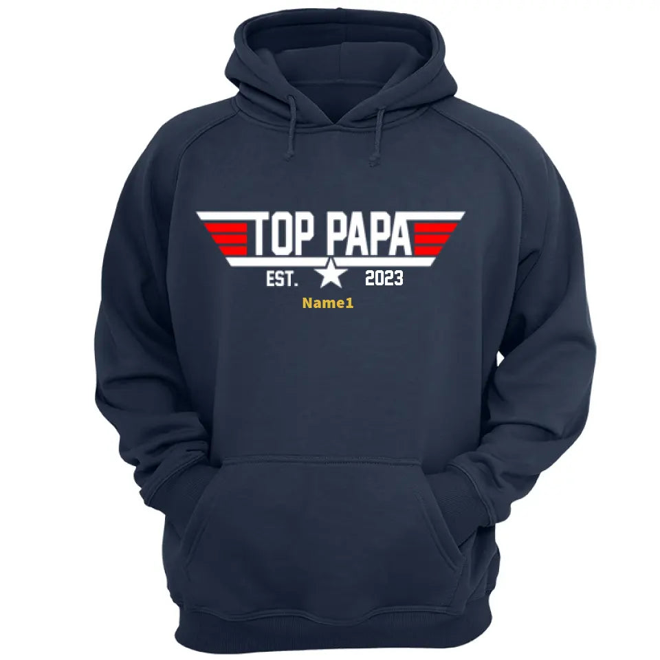 Personalized Papa, Grandpa's Birthday, Father's Day Gift Trend T-Shirt,Hoodie