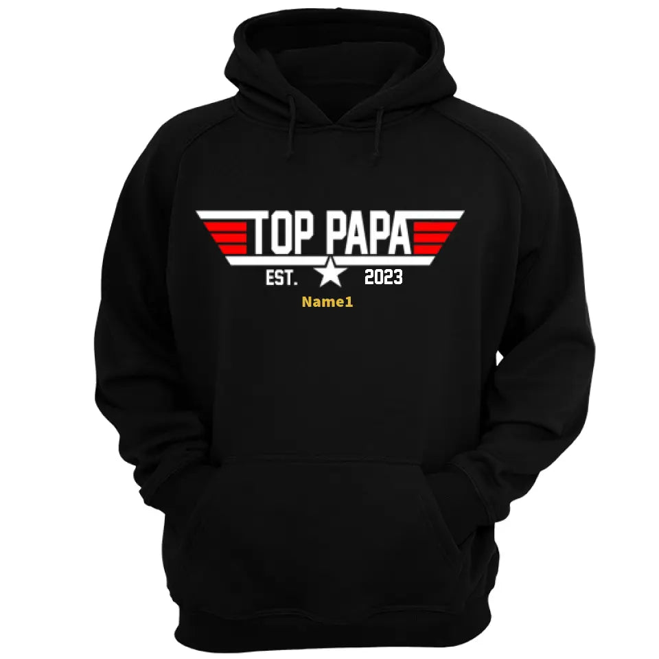 Personalized Papa, Grandpa's Birthday, Father's Day Gift Trend T-Shirt,Hoodie