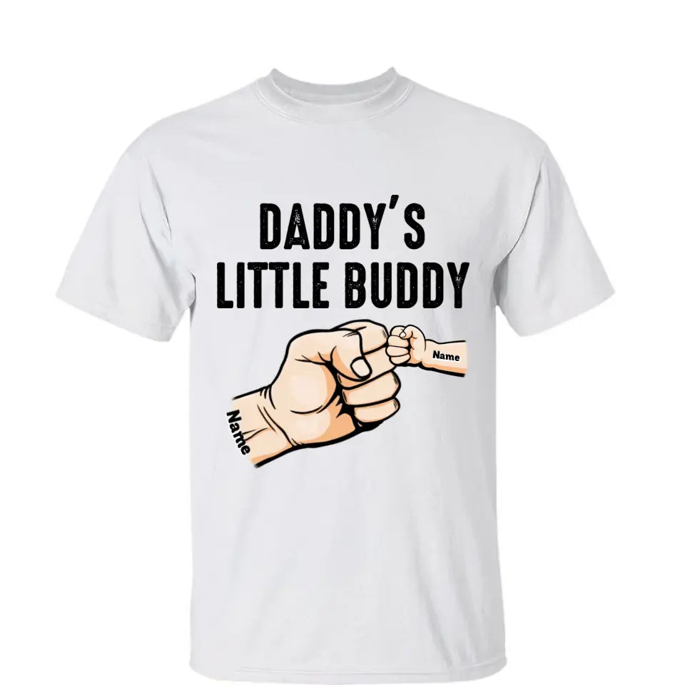 Daddy's Little Buddies - Personalized Custom Shirt&Hoodie - Father's Day, Birthday Gift For Dad