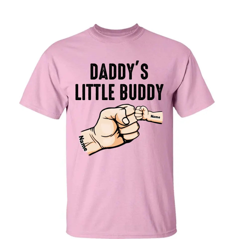 Daddy's Little Buddies - Personalized Custom Shirt&Hoodie - Father's Day, Birthday Gift For Dad