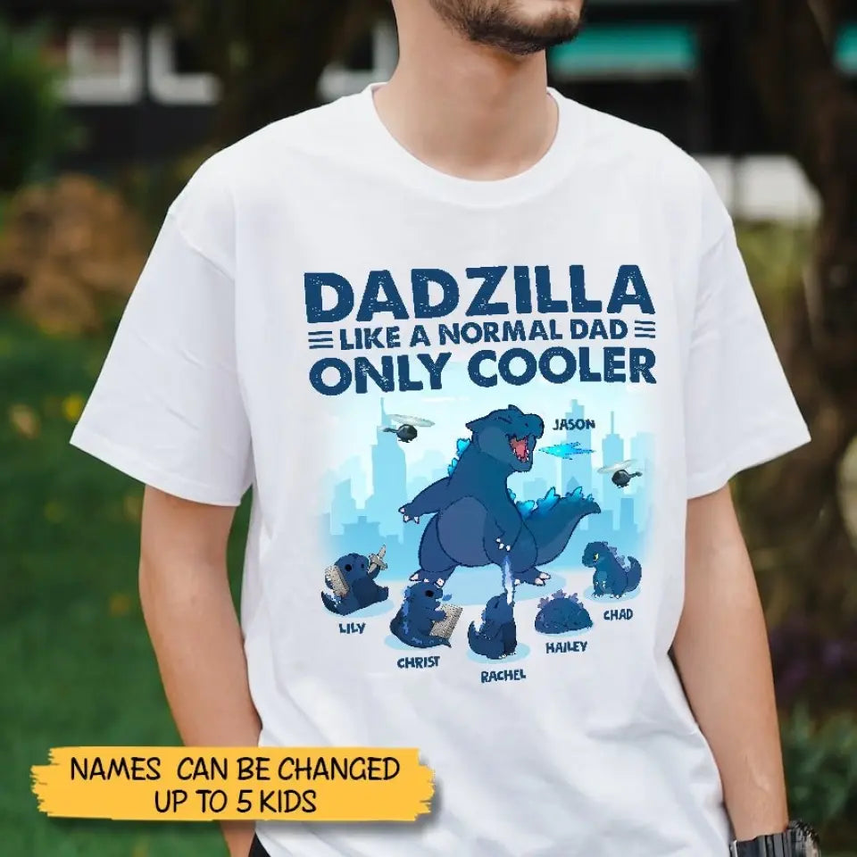 Dadzilla - Personalized T-Shirt/ Hoodie - Best Gift For Father