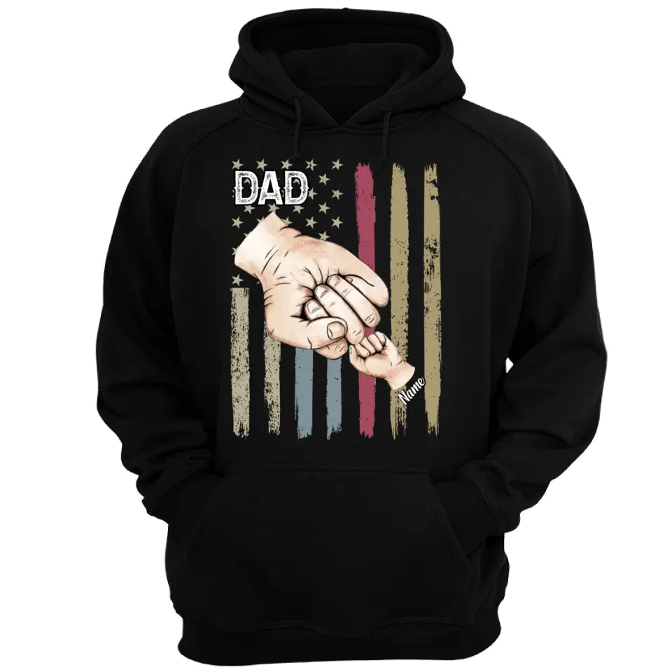 Dad Grandpa And Kids - Birthday, Loving Gift For Family - Personalized Custom T Shirt and Hoodie