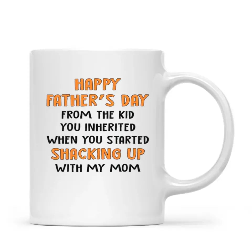 PERSONALIZED MUG: Perfect Father's Day Gift For Dad - Even Though I'm Not From Your Sack I Know You Still Have My Back Tumbler