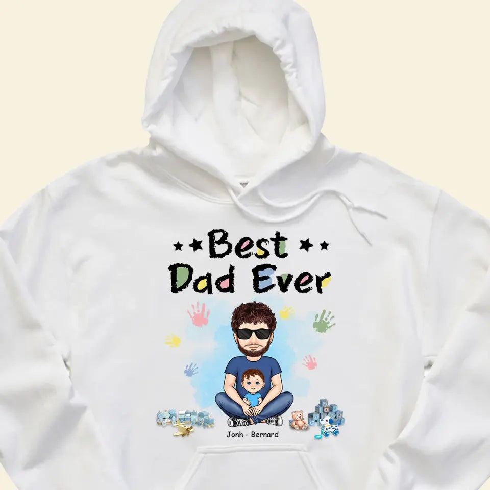 Dad Son Daughter - Personalized Apparel - Gift For Father