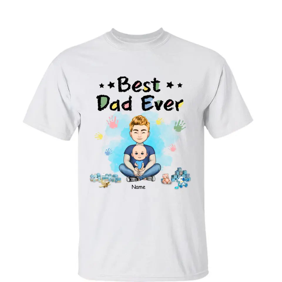 Dad Son Daughter - Personalized Apparel - Gift For Father