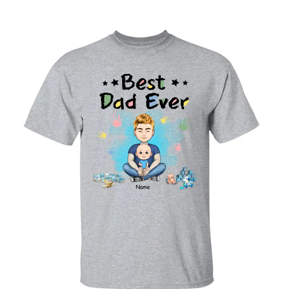 Dad Son Daughter - Personalized Apparel - Gift For Father