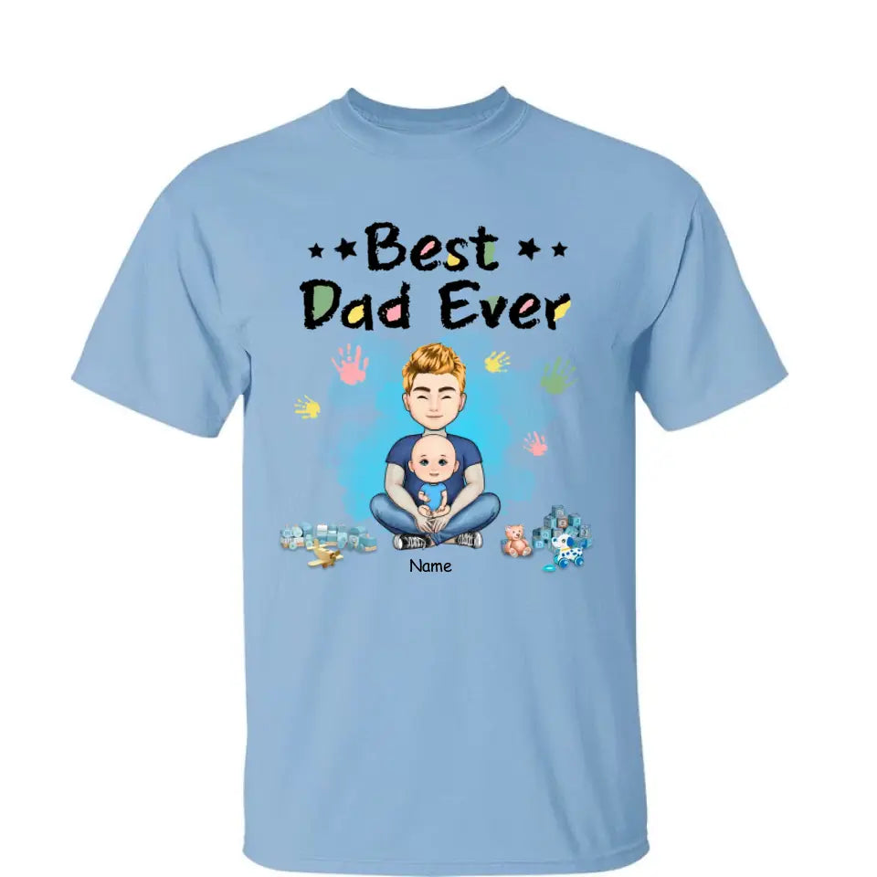 Dad Son Daughter - Personalized Apparel - Gift For Father