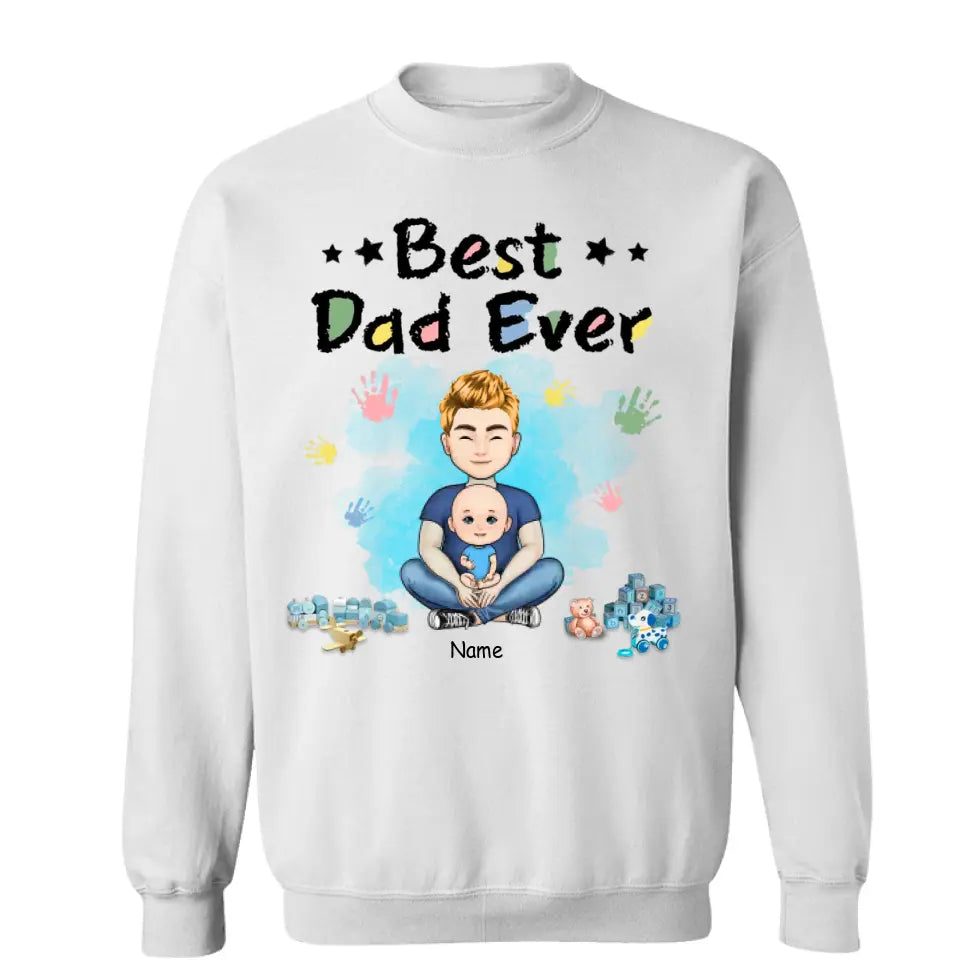 Dad Son Daughter - Personalized Apparel - Gift For Father