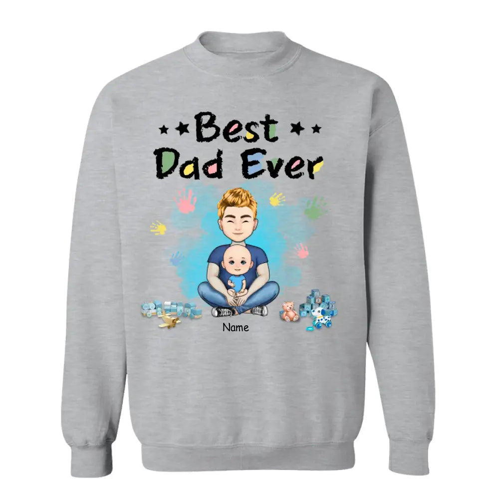 Dad Son Daughter - Personalized Apparel - Gift For Father