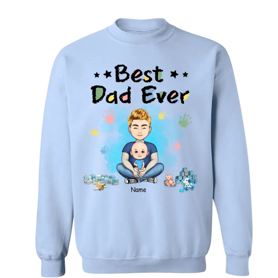 Dad Son Daughter - Personalized Apparel - Gift For Father