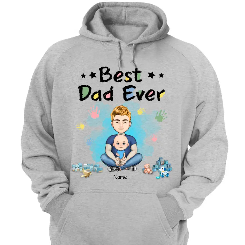 Dad Son Daughter - Personalized Apparel - Gift For Father