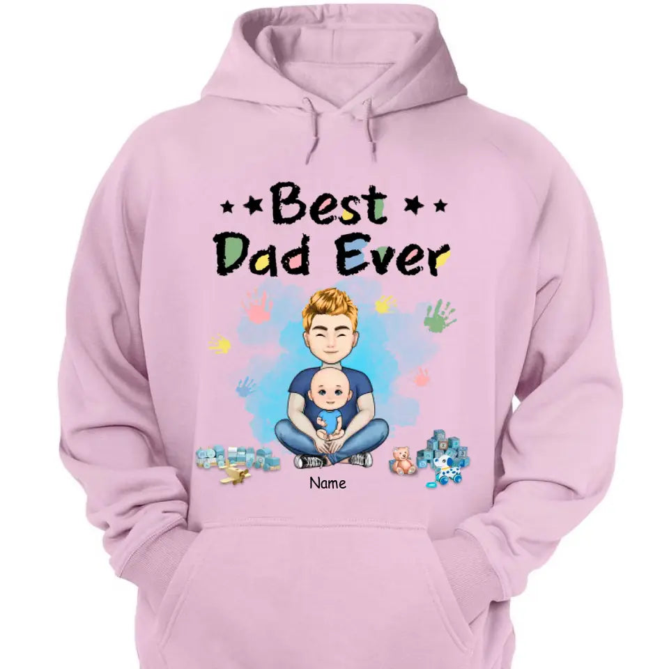 Dad Son Daughter - Personalized Apparel - Gift For Father