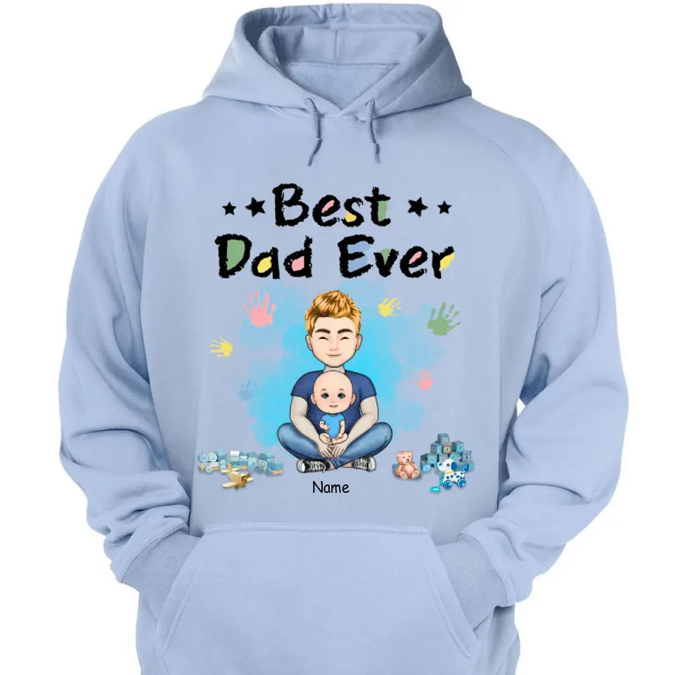 Dad Son Daughter - Personalized Apparel - Gift For Father