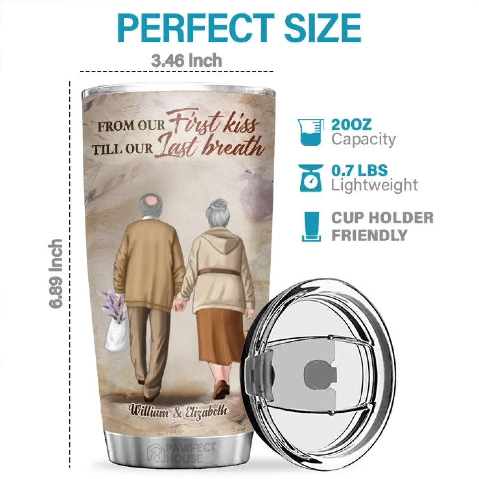 Love You Forever And Always Just Want To Be Your Last Everything - Personalized Tumbler - Gift For Couple, Husband Wife, Anniversary, Engagement, Wedding, Marriage Gift